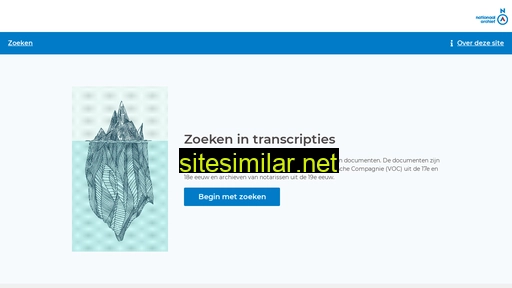 zoekintranscripties.nl alternative sites