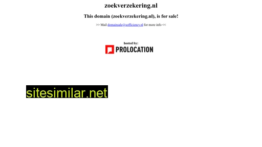 zoekverzekering.nl alternative sites
