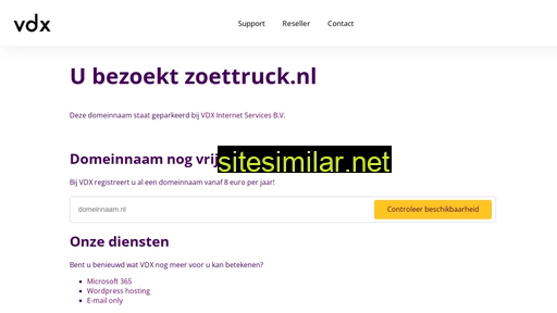 zoettruck.nl alternative sites