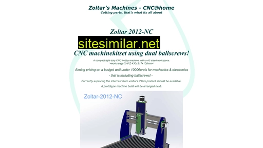 zoltar-cnc.nl alternative sites