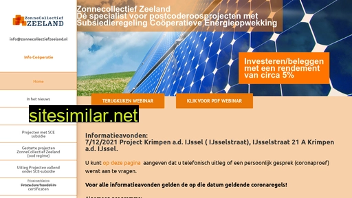 zonnecollectiefzeeland.nl alternative sites