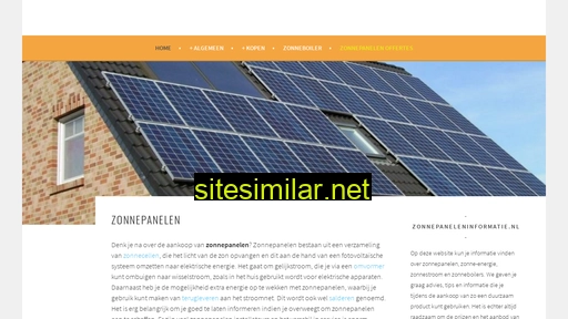 zonnepaneleninformatie.nl alternative sites