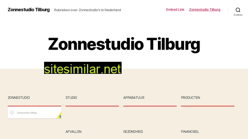 zonnestudio-tilburg.nl alternative sites