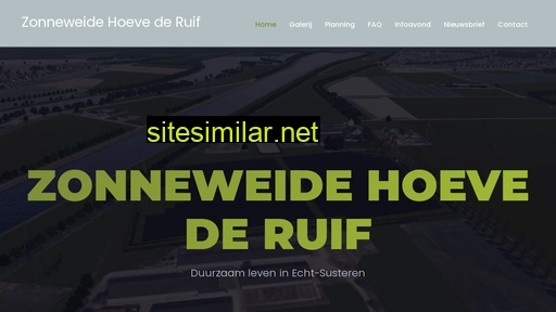zonneweide-hoevederuif.nl alternative sites