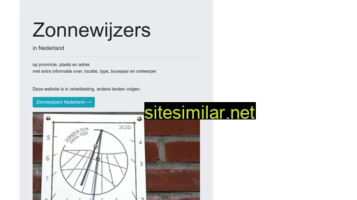 zonnewijzers-nederland.nl alternative sites