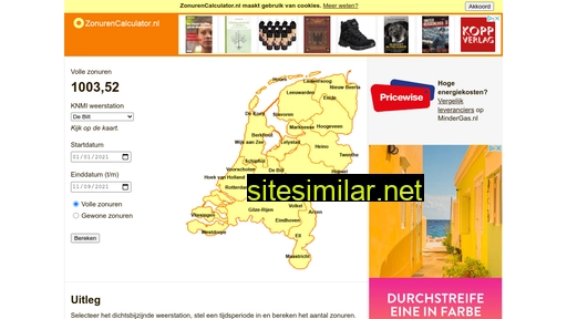 zonurencalculator.nl alternative sites
