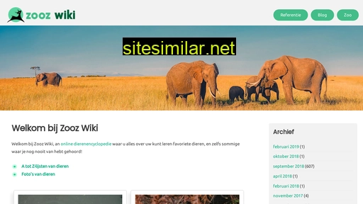 Zoozwiki similar sites