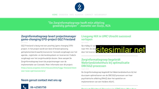 zorginformatiegroep.nl alternative sites