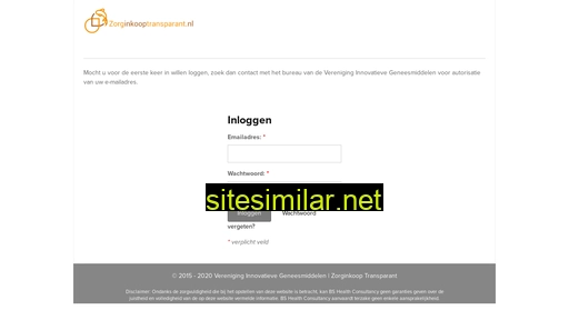zorginkooptransparant.nl alternative sites