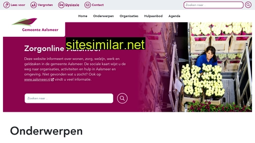 zorgonlineaalsmeer.nl alternative sites