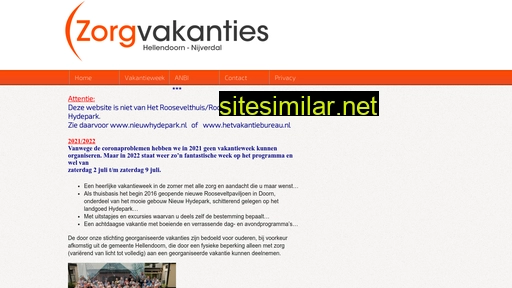zorgvakantieshellendoornnijverdal.nl alternative sites
