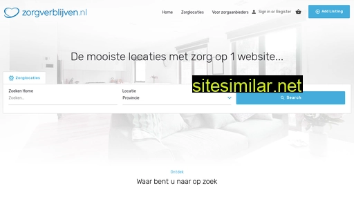 zorgverblijven.nl alternative sites