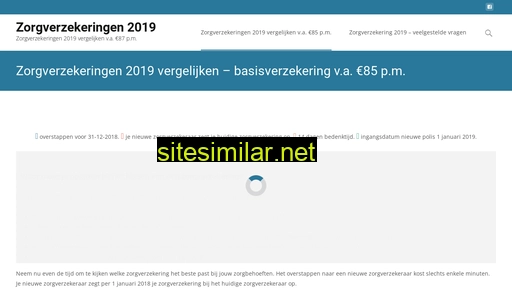 zorgverzekeringen2018.nl alternative sites