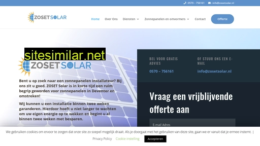 zosetsolar.nl alternative sites