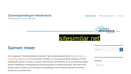zuivelopleidingennederland.nl alternative sites