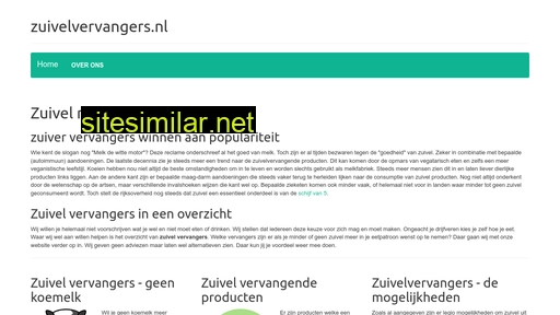 zuivelvervangers.nl alternative sites