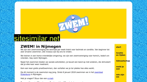 zwemnijmegen.nl alternative sites