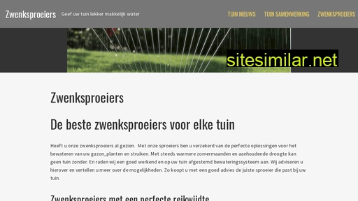 zwenksproeiers.nl alternative sites