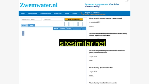 zwemwater.nl alternative sites