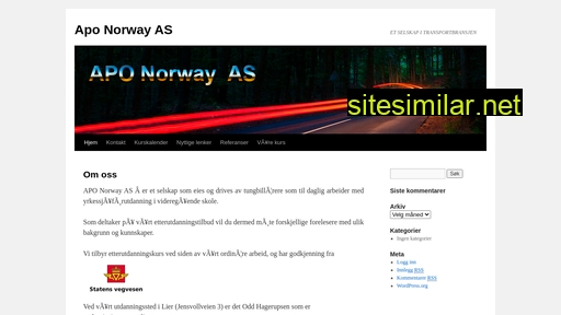 apo-norway.no alternative sites