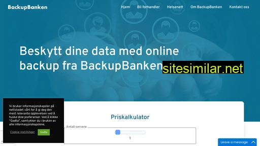 backupbanken.no alternative sites
