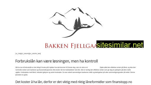 Bakken-fjellgaard similar sites