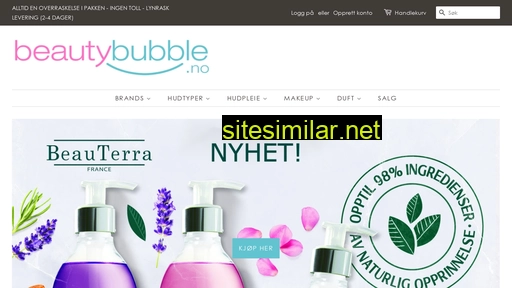 beautybubble.no alternative sites