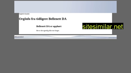 Bellenett similar sites