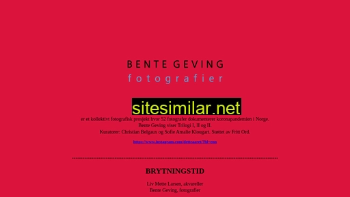 bentegeving.no alternative sites
