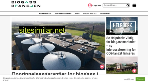 biogassbransjen.no alternative sites