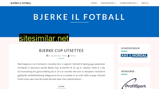 bjerkeilfotball.no alternative sites
