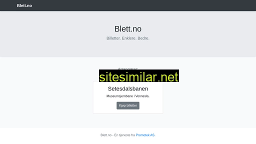 blett.no alternative sites