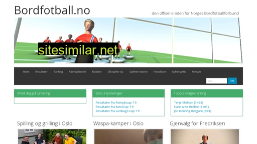 bordfotball.no alternative sites
