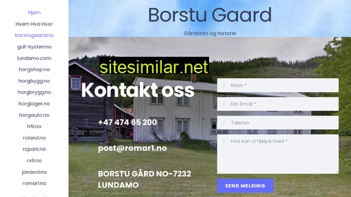 borstugaard.no alternative sites