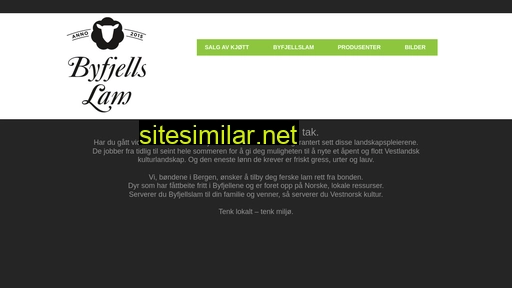 byfjellslam.no alternative sites