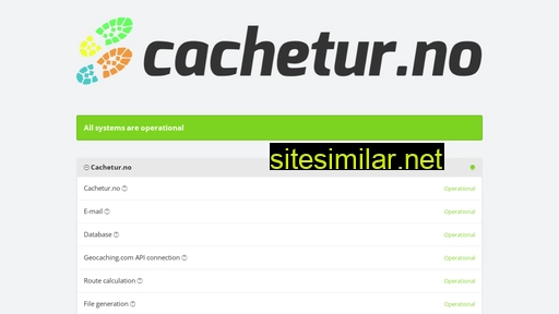 cacheturstatus.no alternative sites