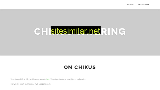 chikus.no alternative sites