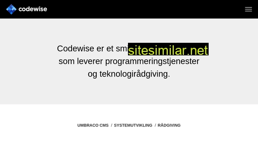 codewise.no alternative sites