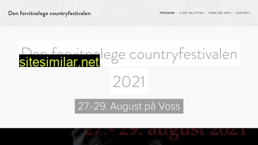 denforvitnelegecountryfestivalen.no alternative sites