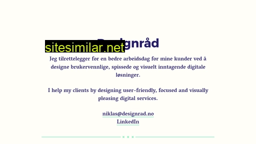 designrad.no alternative sites