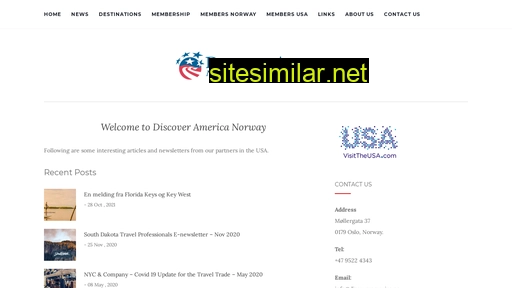 discoveramerica.no alternative sites