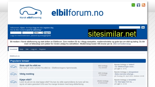 elbilforum.no alternative sites