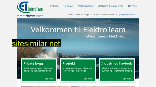 Elektro-team similar sites