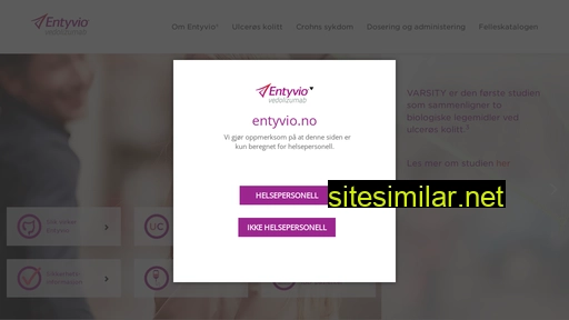 entyvio.no alternative sites