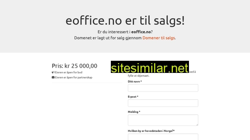 eoffice.no alternative sites