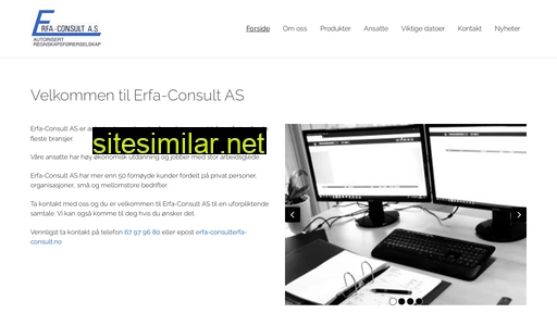 erfa-consult.no alternative sites
