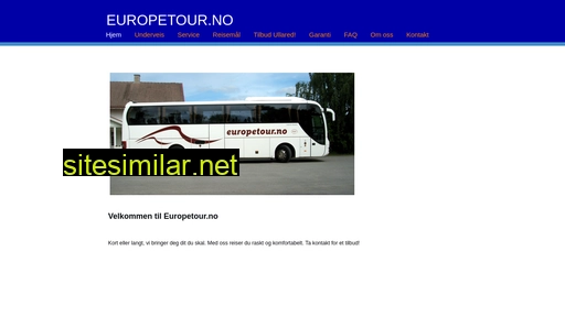 europetour.no alternative sites