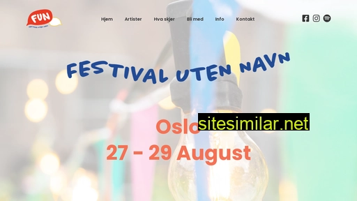 festivalutennavn.no alternative sites