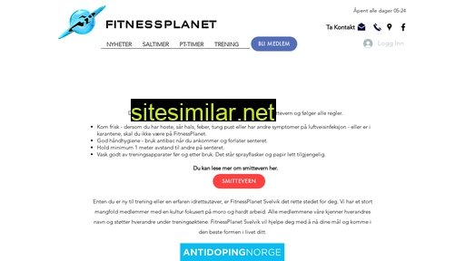 fitnessplanet.no alternative sites