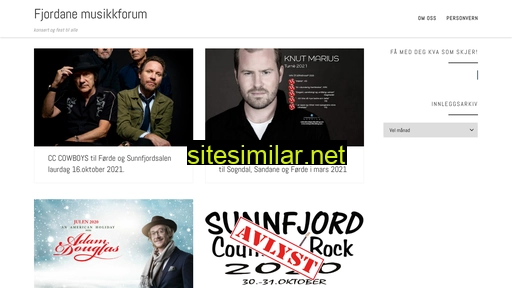 fjordanemusikkforum.no alternative sites